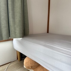 🛏️ ニトリ シングルベッド（マットレス付き） 2,000円 の画像