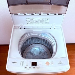 AQUA 洗濯機 4.5kg AQW-S45Eの画像