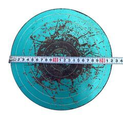 25C432_1 手回しろくろ 22cm 轆轤 陶芸 手動 回転台 現状品 中古の画像