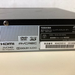東芝のHDD＆ブルーレイディスクレコーダー　REGZAブルーレイ DBR-E507 現状での販売の画像
