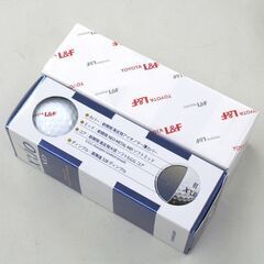 未使用保管品 ゴルフボール DUNLOP XXIO DC 12個 1ダース ネーム入り TOYOTA L&F GENEO-B 札幌市 清田区 平岡の画像