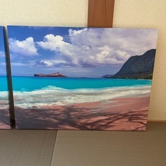 絵　ハワイ 3連　海
 の画像