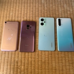 スマートフォン4台セットの画像