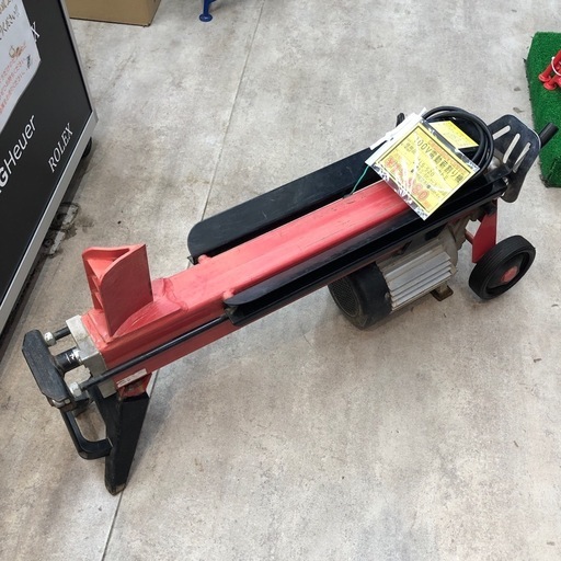 【売り切れ】（25-9-10）ナカトミ　100V電動薪割り機