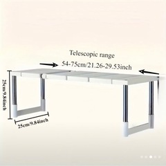 シンク下収納ラック (幅54～75cm)の画像