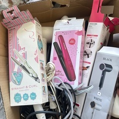 ヘアアイロン　ドライヤー中古の画像