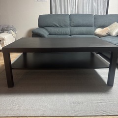 IKEA コーヒーテーブル　ブラックの画像