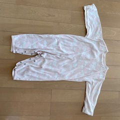 プチバトーPETIT BATEAU ロンパース　12m 74cmの画像