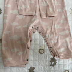 プチバトーPETIT BATEAU ロンパース　12m 74cmの画像