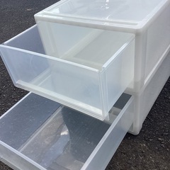 中古　大容量引き出し衣装ケース 2セット　引き取り限定　の画像