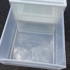 中古　大容量引き出し衣装ケース 2セット　引き取り限定　の画像