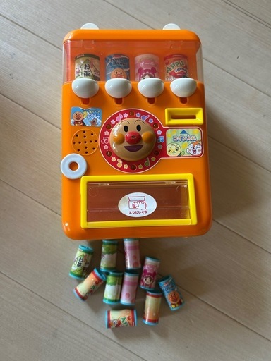 アンパンマン レジスター おもちゃ セット　diy 自販機　スティック掃除機