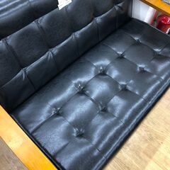 ★リユースのサカイ幸手店★SJ10454★ジモティ割あり★  2人掛けソファー  W124×D77×H74 クリーニング済み の画像