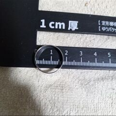 ≒m→→→j18-A（3）シンプルでミニマリストなシルバーリング単品の画像