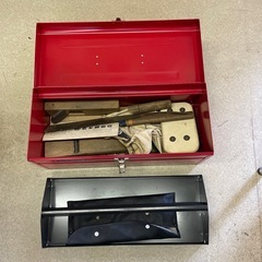 工具箱　DIY カンナ　ノコギリ　ヴィンテージ　ツールボックス　アメリカン　Stack -on アンティークの画像