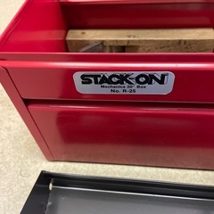 工具箱　DIY カンナ　ノコギリ　ヴィンテージ　ツールボックス　アメリカン　Stack -on アンティークの画像