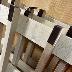 ダブルベッドのすのこのみの画像