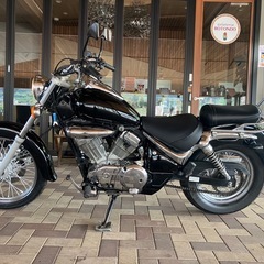 SUZUKI イントルーダーCL250 機関良好　オールペイント　フロントフォークOH フロントタイヤ新品交換　希少ハイバック兼キャリア装着　 の画像