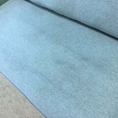 2人掛けソファ ミントグリーン系 ニトリ ローソファにもなるコンパクトソファ Nパック4 札幌 西野店の画像