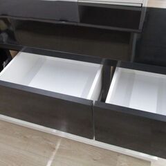 ジモティー割引🏷️【ジャングルジャングル岸和田和泉インター店】テレビ台 ブラック 和泉市 堺市 岸和田市 泉大津市 高石市 泉北郡熊取町の画像