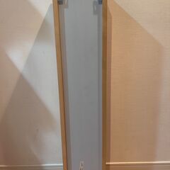 【スリム棚】鏡付き　IKEA　20×95×14㎝の画像