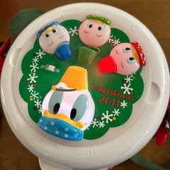ディズニー2011クリスマス　ポップコーンバスケットの画像