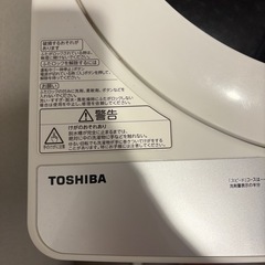 TOSHIBA 洗濯機AW5G6 2018年製造の画像