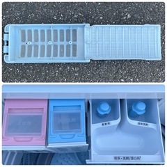 e angle 全自動電気洗濯機 ANG-WM-C70-W 2022年製 7.0kg　エディオン 動作品の画像