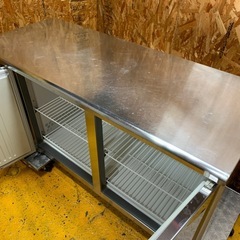 a(7493) フクシマ 台下冷蔵庫 TRC-50RE1 業務用冷蔵庫 W1500D600H800 50/60Hz 100V 333L 85kg 飲食店 厨房用品 直接お引き取り歓迎 大阪の画像