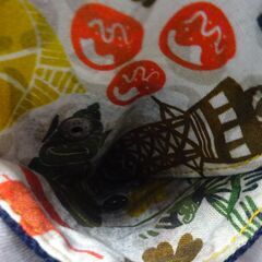 (MM-571)侍 SAMURAI  梅田本店 デニム柄 コインケース 小銭入れ 中古の画像