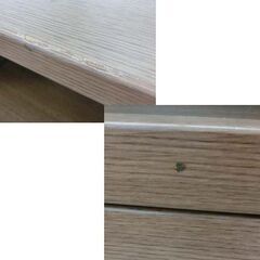 レンジボード ブラウン 茶系 ミドルレンジボード レンジ台 こげ茶 木目調 札幌 西野店の画像