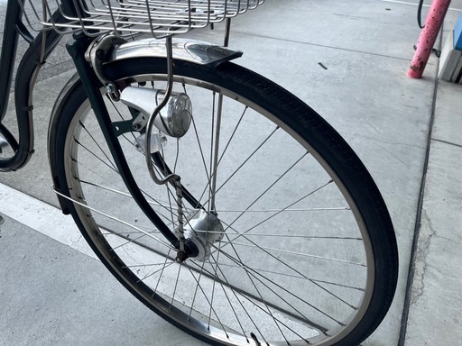 大人用】整備済 サイモト 27型ハシゴ 中古自転車 黒茶色 <自転車の