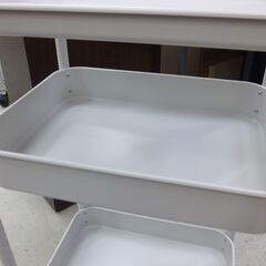 無印良品　スチールパイプワゴンラックの画像
