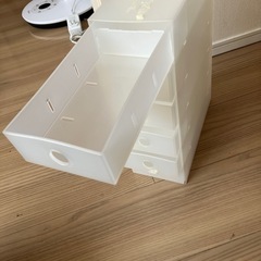 無印良品　クリア引き出しの画像