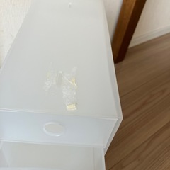 無印良品　クリア引き出しの画像
