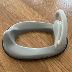 シンプル　3way グレー　スワン型トイレトレーニングおまるの画像