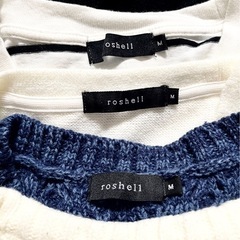 ロシェル　roshell 冬服　秋服　セーター　長袖　カットソー　メンズ　M  秋冬　まとめ　セットの画像