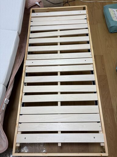 【２セット】未使用セミシングルマットレス＆ベッドフレーム