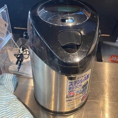 【引き取り限定】中古品　ステンレス製　まほうびん　ポットの画像