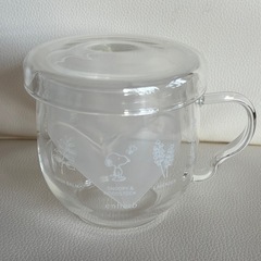 エンハーブ　SNOOPY スヌーピーガラス ティーカップの画像