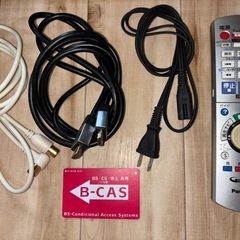 動作確認済み Panasonic DMR-XP21V HDD＆DVDレコーダー リモコン付き 配線 BCASカードの画像