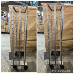 DW東(0916s1) ベーカリーラック パンラック 15段 キャスター付き パン ラック 業務用 店舗用品 製パン用品 ☆ 愛知県一宮市  の画像