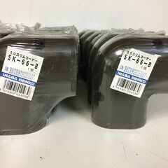 A1442　因幡電工　エアコン用部材　SK-66　 スリムコーナー　平面90° 　 SDスリムジョイント　まとめ　30個の画像