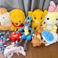 ぬいぐるみまとめ売りの画像