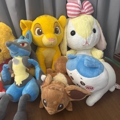 ぬいぐるみまとめ売りの画像