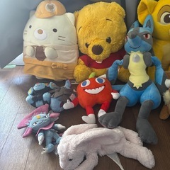 ぬいぐるみまとめ売りの画像