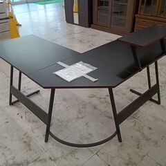 リユースのサカイ栃木店★ジモティ割あり★  ライティングデスク ブラック W130.3×D130.3×H91.5 クリーニング済み TC10719の画像