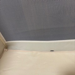 KATOJI折りたたみベビーベッド　アイボリーの画像
