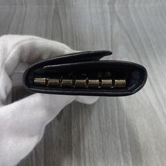 (MM-572)TOMMY HILFIGER トミーヒルフィガー キーケース 6連 鍵入れ ブラック 中古の画像