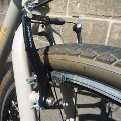 DAINICHI 28インチ クロスバイク MODERATE BIKES TIERRA マットグレー 7段変速 ライト・スタンド付き 自転車 通勤 通学 札幌市東区 新道東店の画像